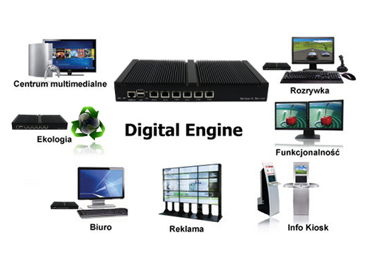 Przemysowy Komputer Fanless MiniPC IBOX-NS-FL6L